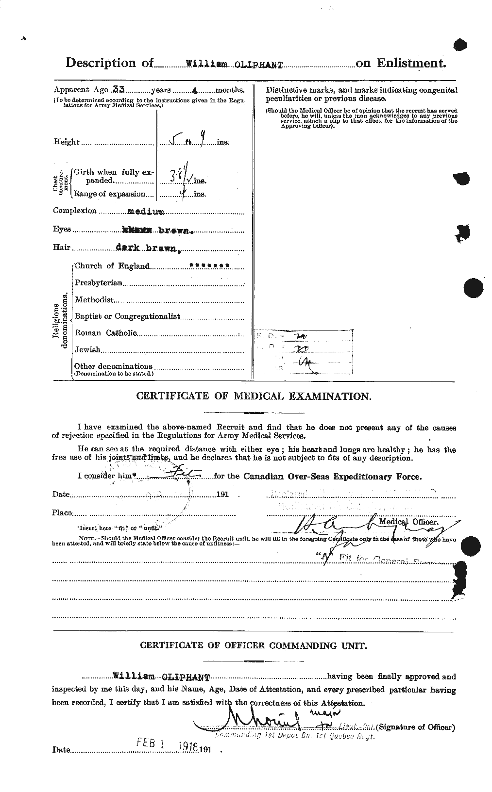 Personnel Records of the First World War - CEF 557068b