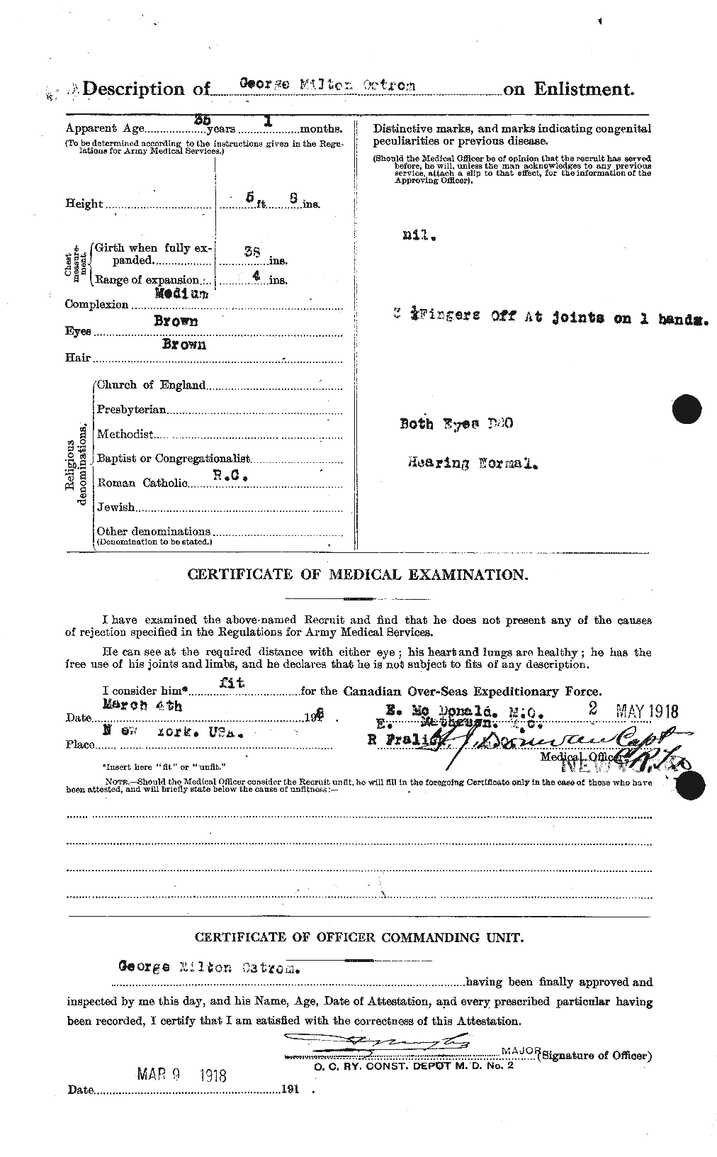 Personnel Records of the First World War - CEF 560270b