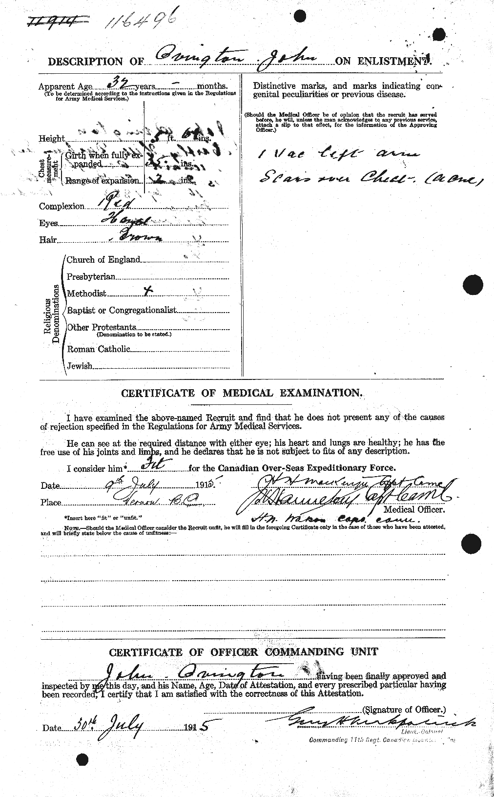 Personnel Records of the First World War - CEF 561172b