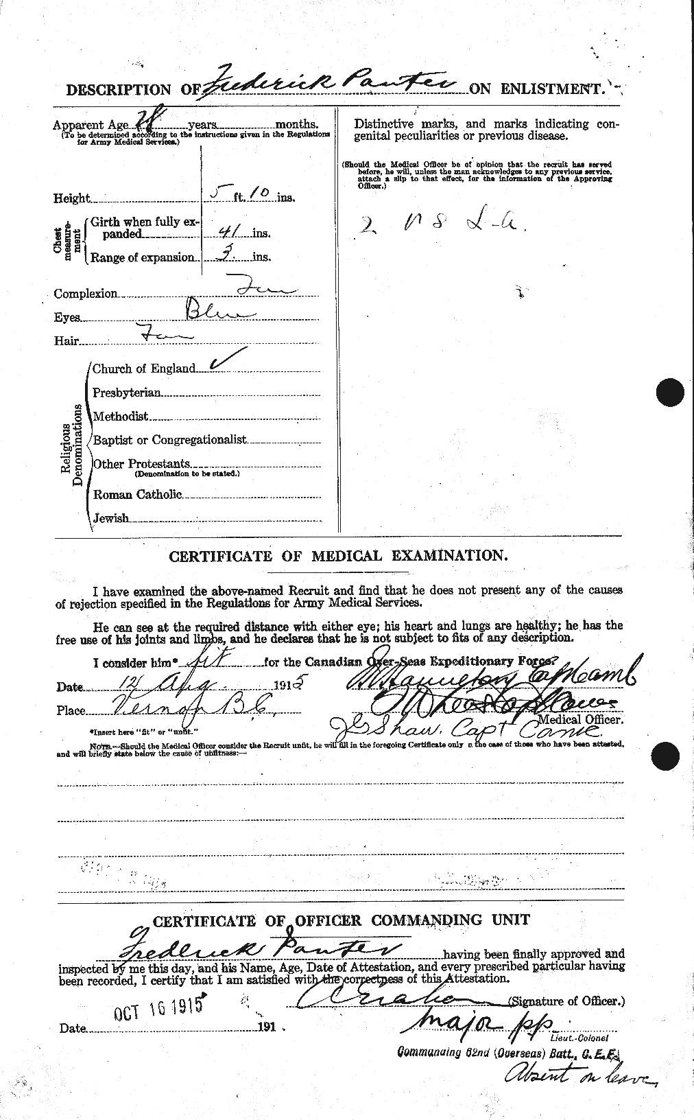 Personnel Records of the First World War - CEF 563428b