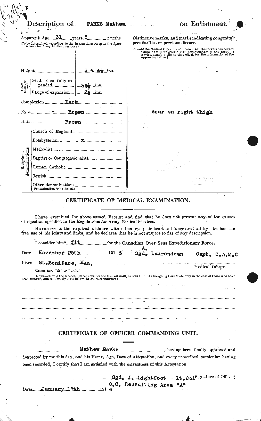 Personnel Records of the First World War - CEF 566186b