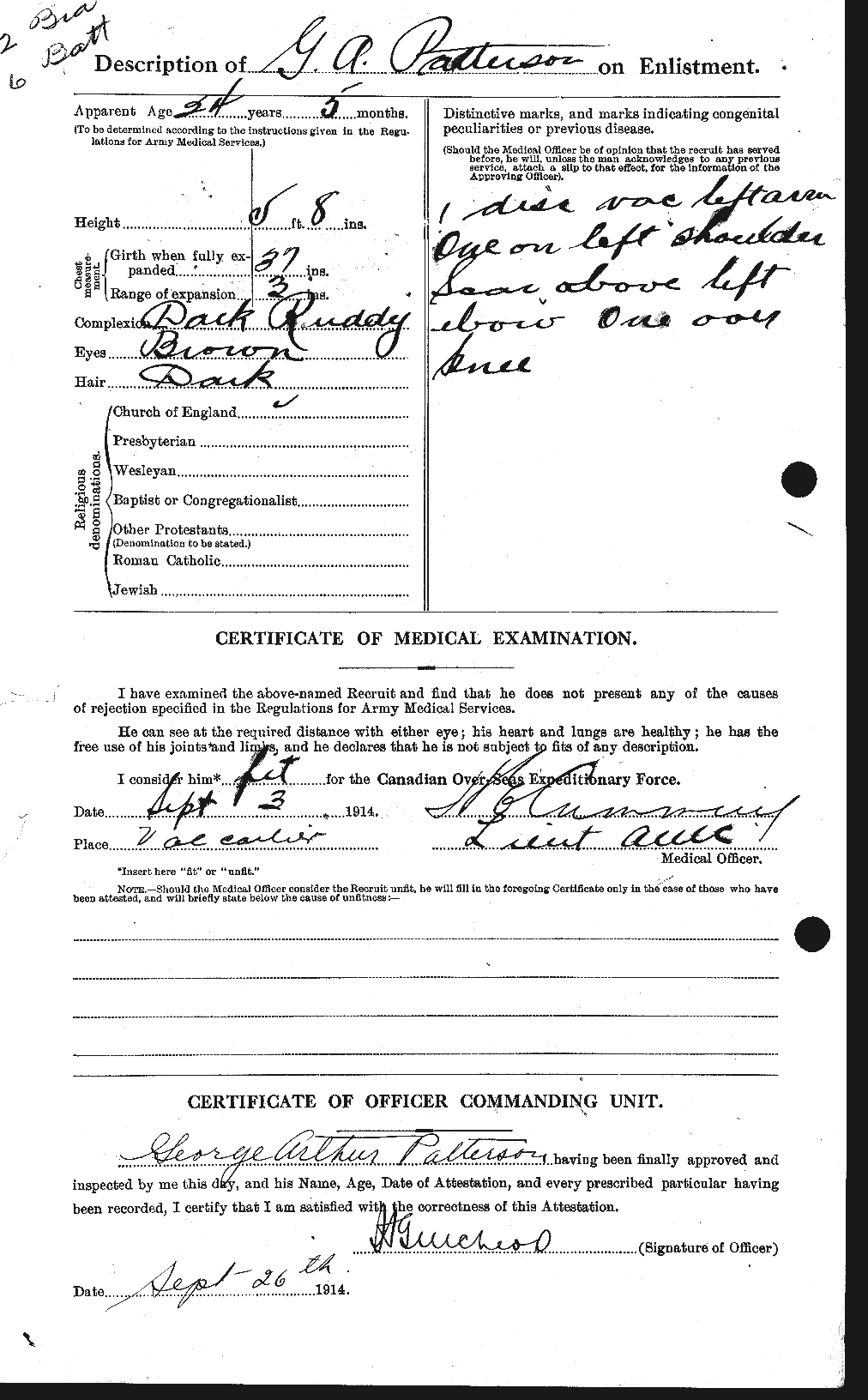 Personnel Records of the First World War - CEF 568409b