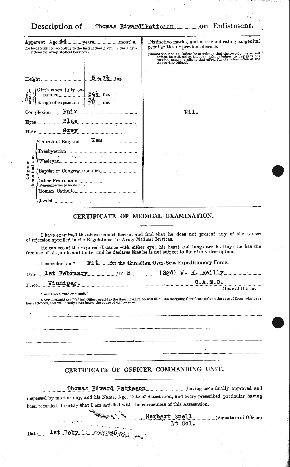 Personnel Records of the First World War - CEF 568889b