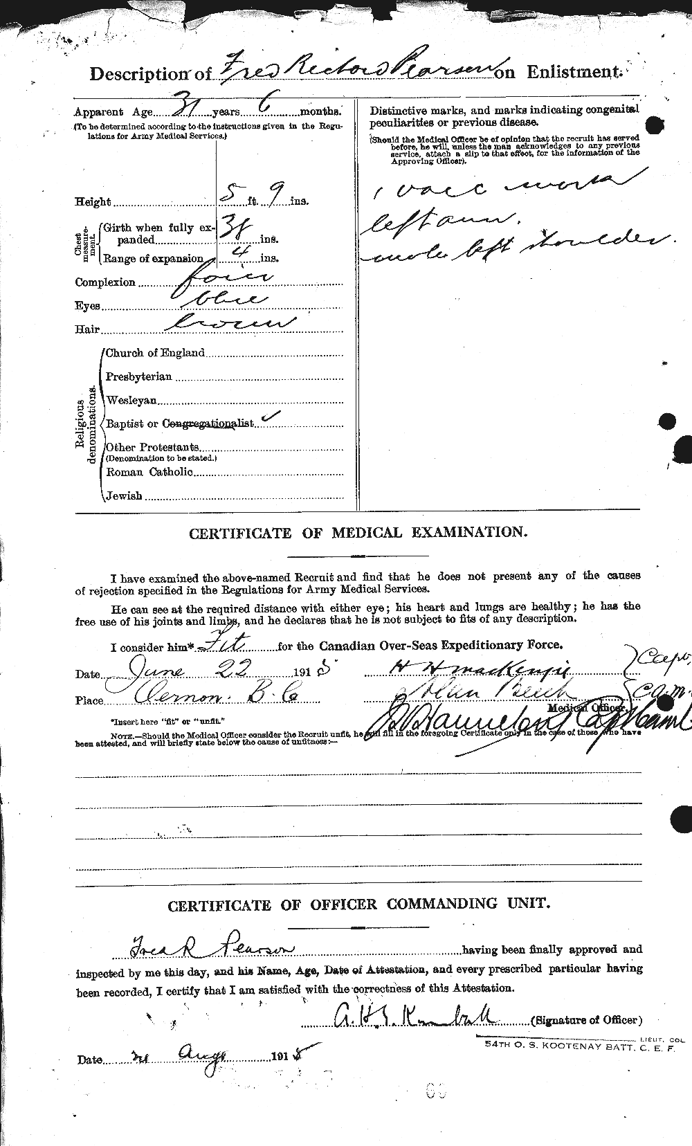 Personnel Records of the First World War - CEF 570963b