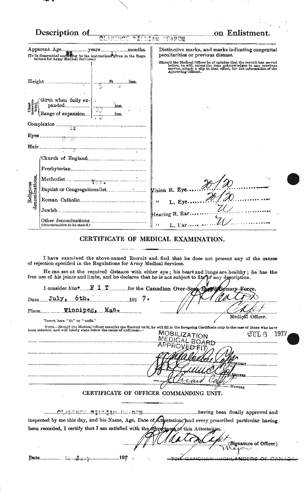 Personnel Records of the First World War - CEF 571432b
