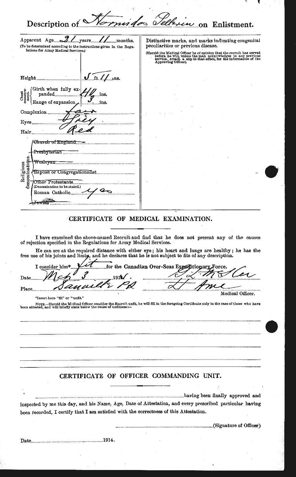Personnel Records of the First World War - CEF 572252b