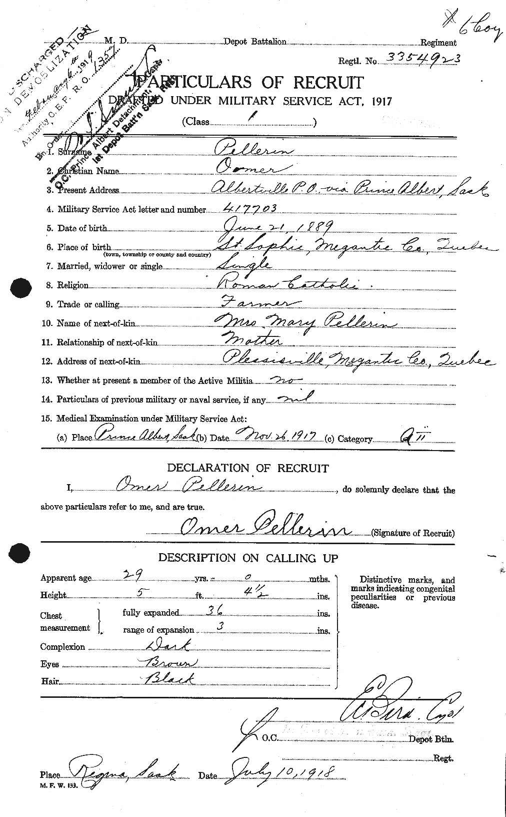 Personnel Records of the First World War - CEF 572265a