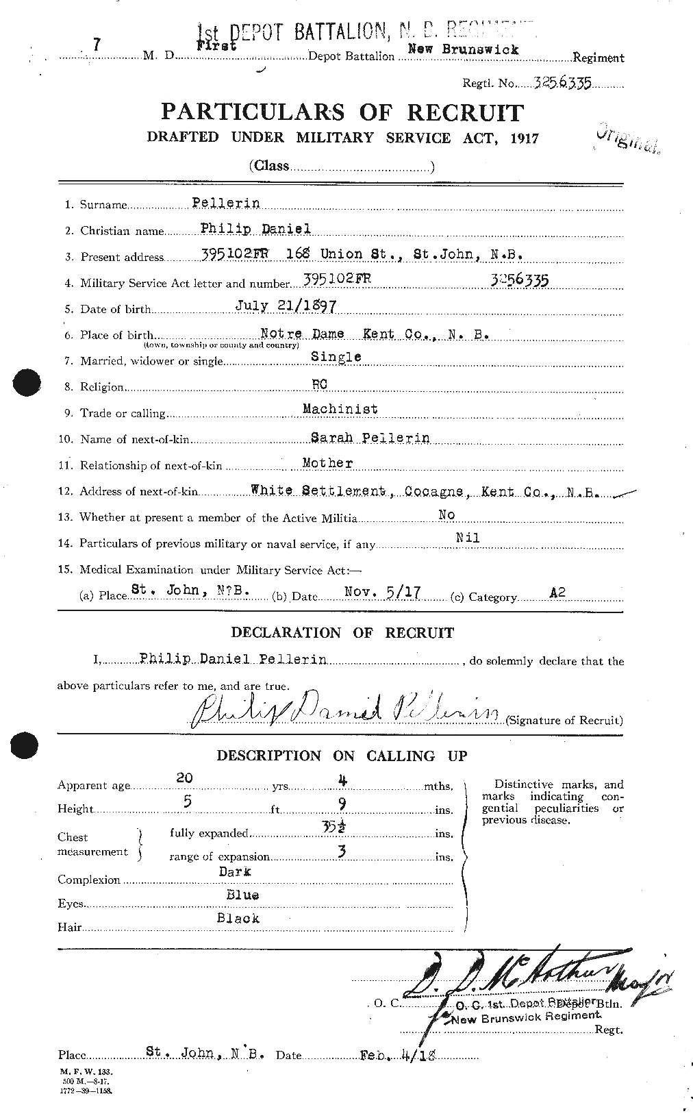Personnel Records of the First World War - CEF 572267a