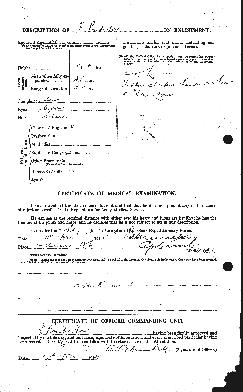 Personnel Records of the First World War - CEF 572776b
