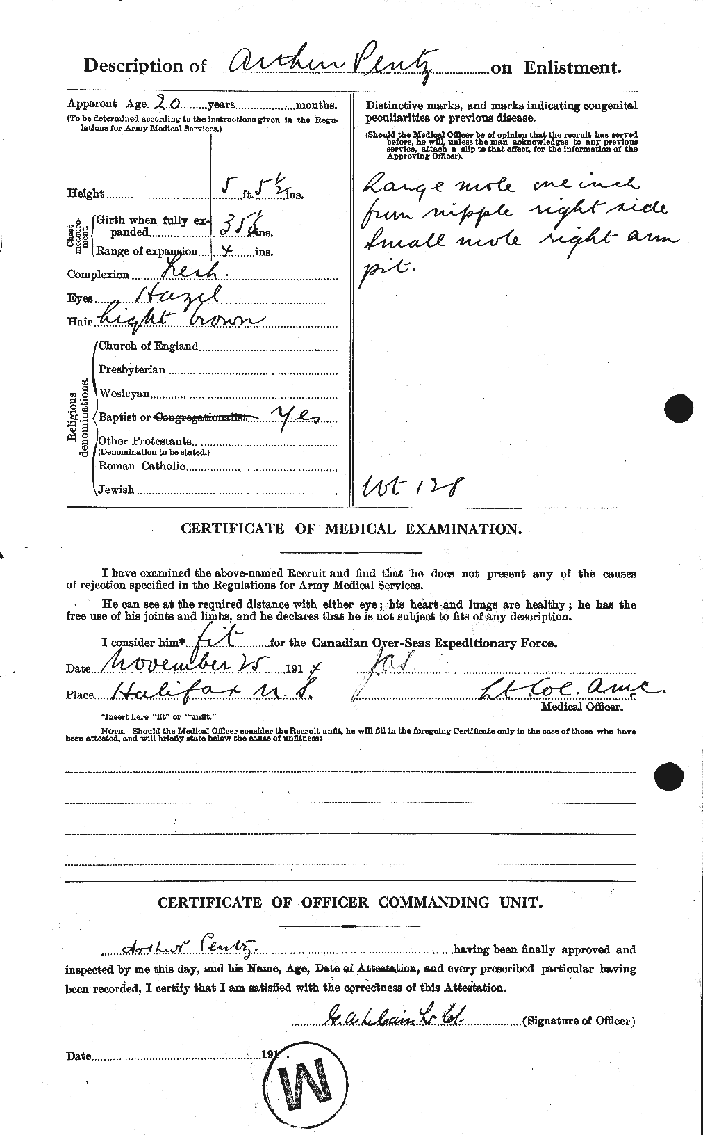Personnel Records of the First World War - CEF 573488b