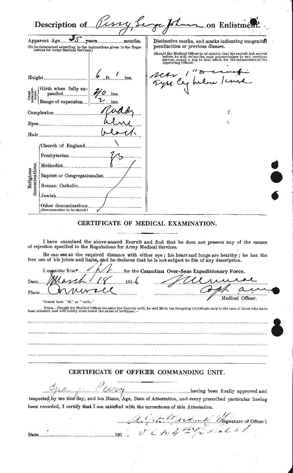 Personnel Records of the First World War - CEF 574862b