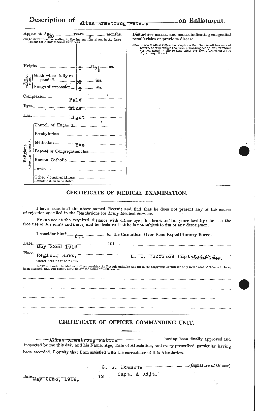 Personnel Records of the First World War - CEF 575342b