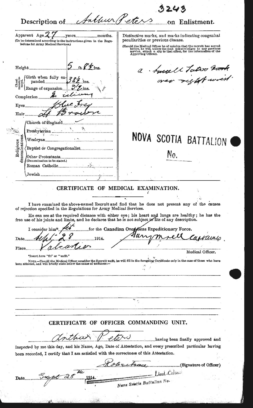 Personnel Records of the First World War - CEF 575353b
