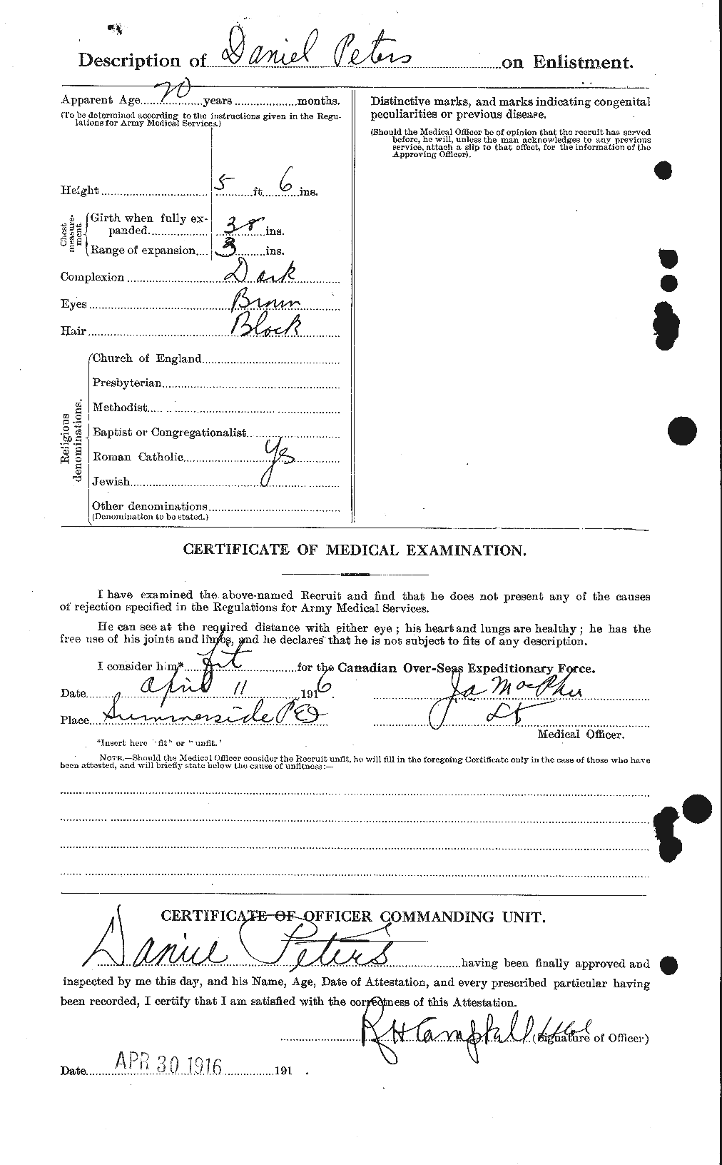 Personnel Records of the First World War - CEF 575382b