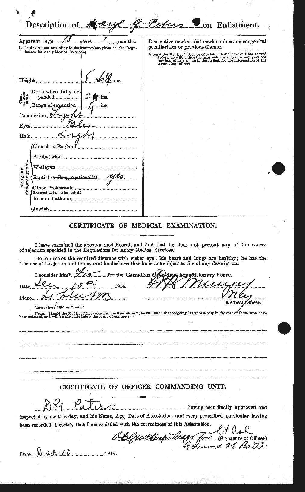 Personnel Records of the First World War - CEF 575386b