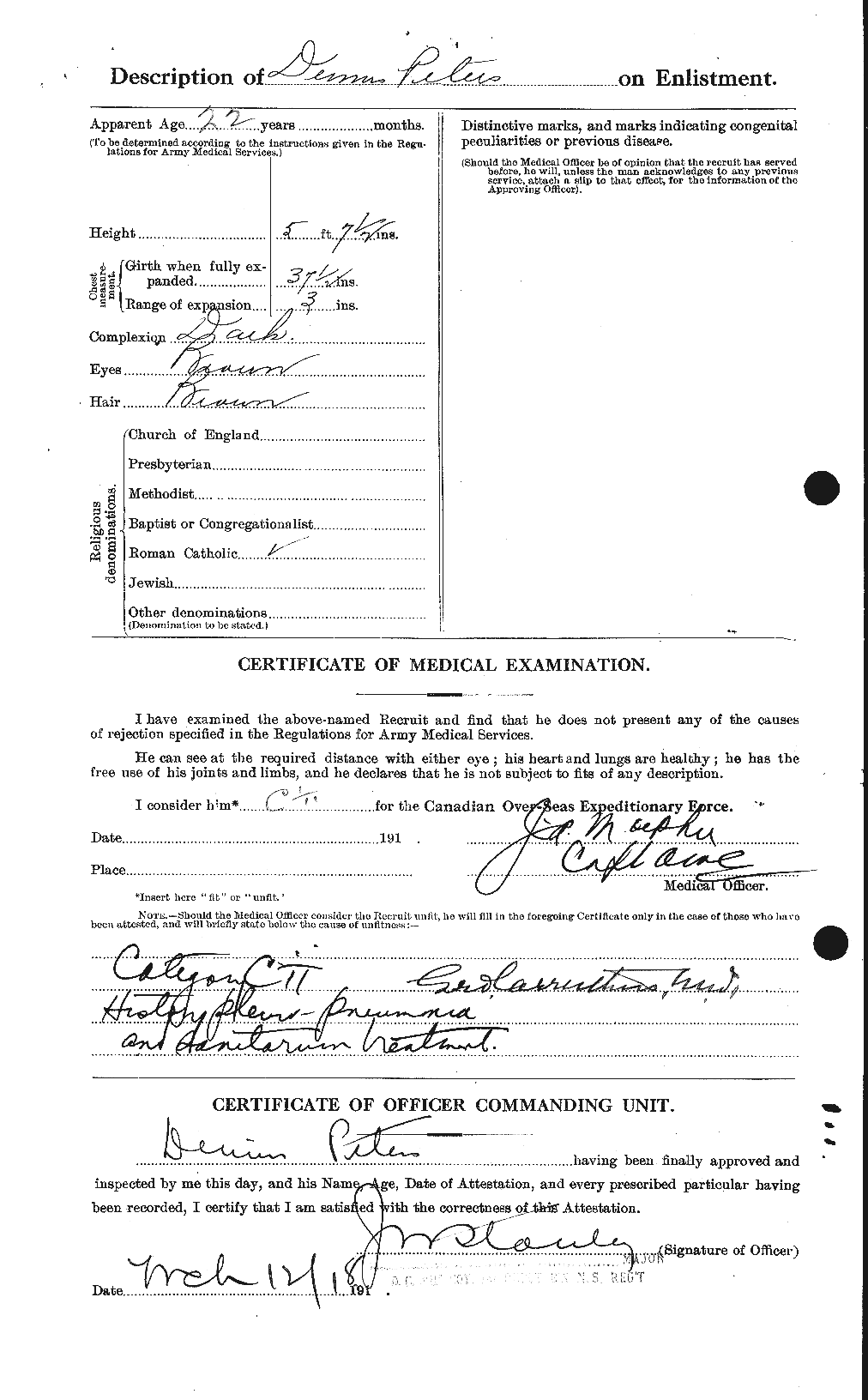Personnel Records of the First World War - CEF 575394b