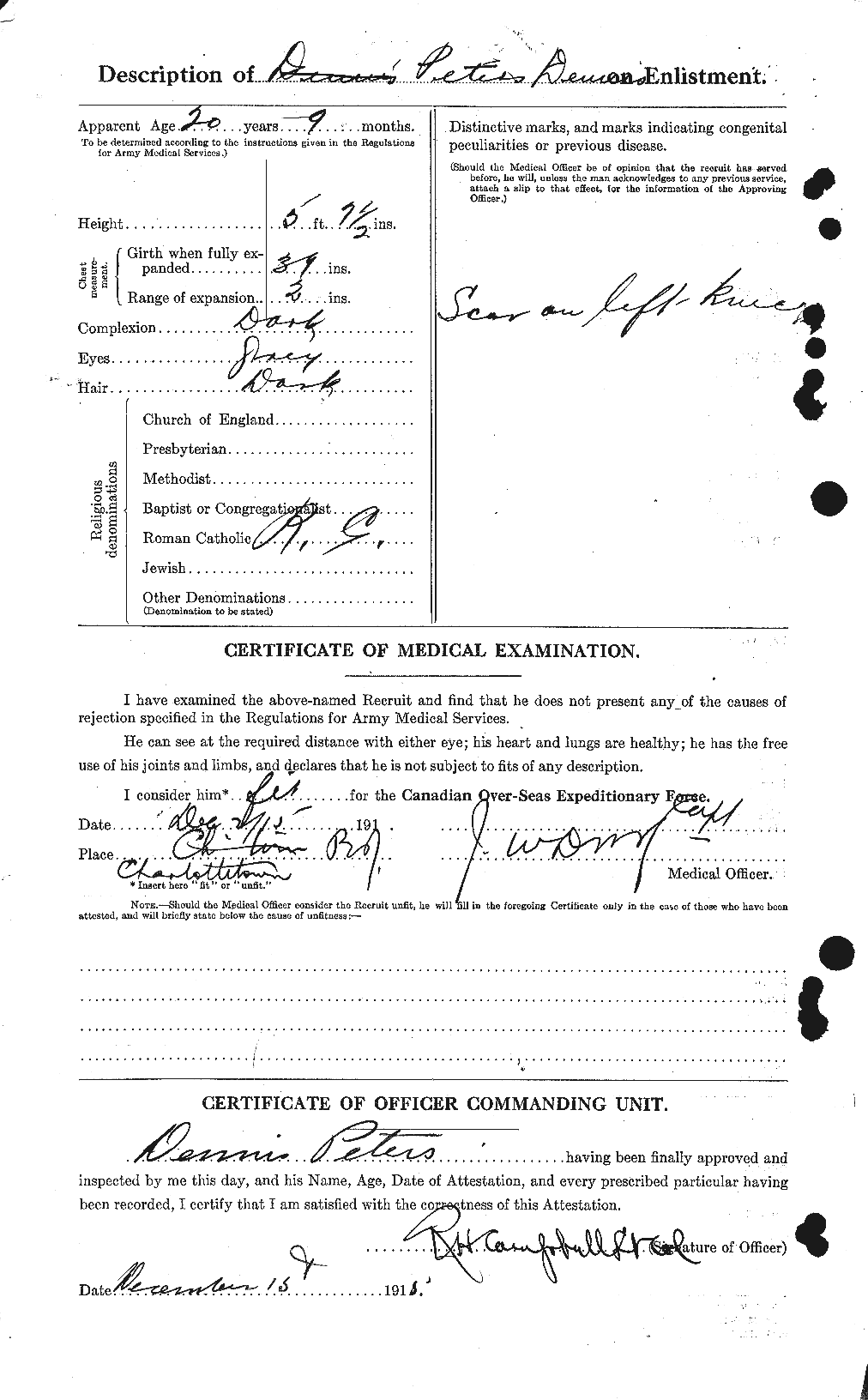 Personnel Records of the First World War - CEF 575395b