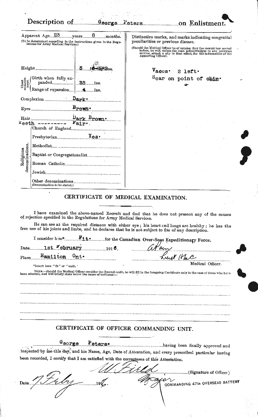 Personnel Records of the First World War - CEF 575447b