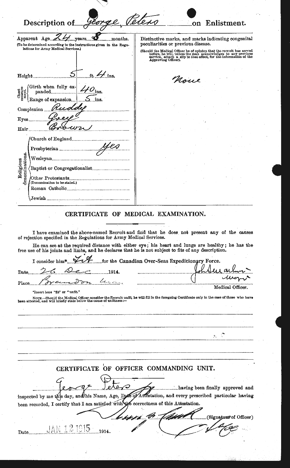 Personnel Records of the First World War - CEF 575449b