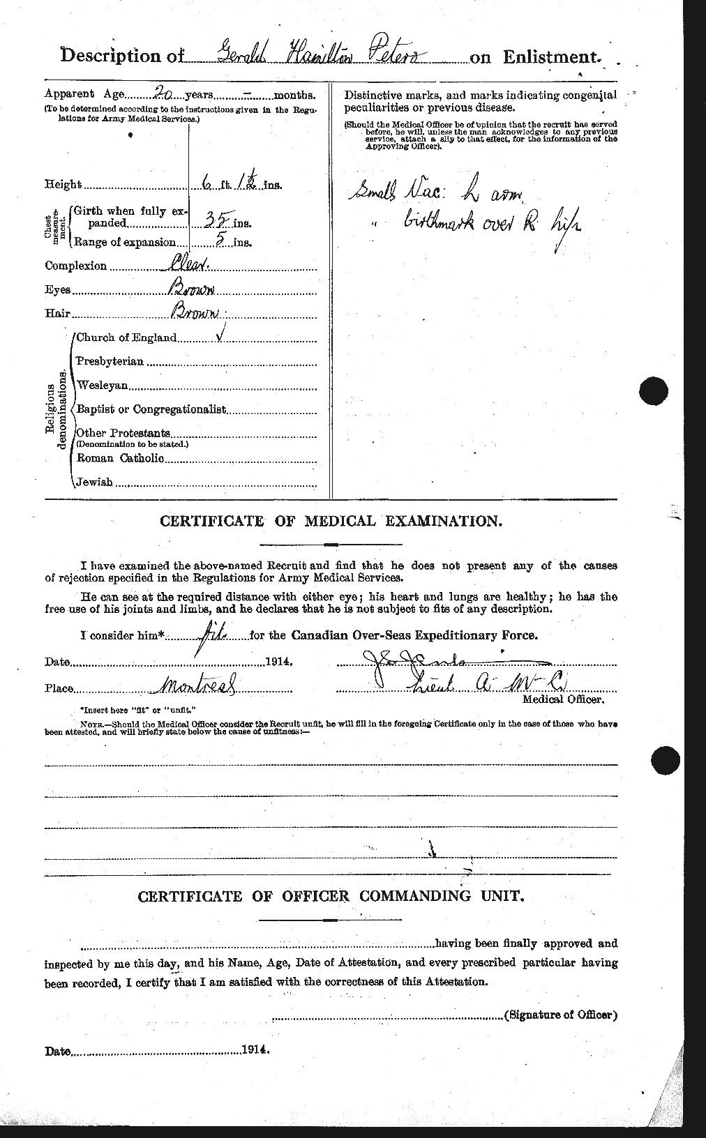 Personnel Records of the First World War - CEF 575468b