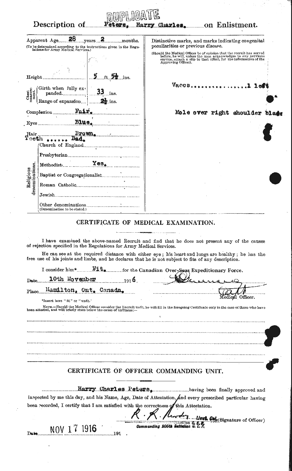 Personnel Records of the First World War - CEF 575478b