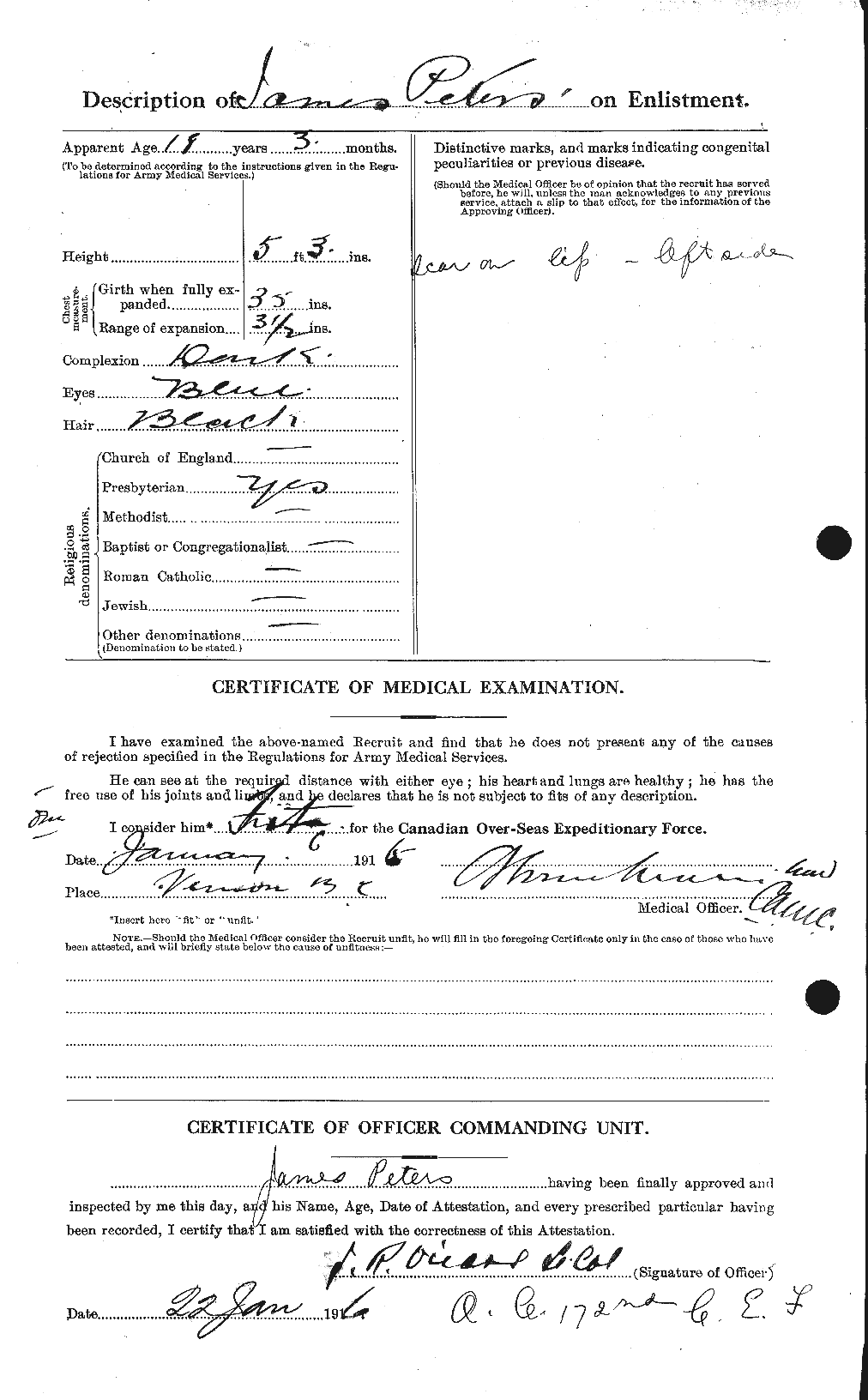 Personnel Records of the First World War - CEF 575515b