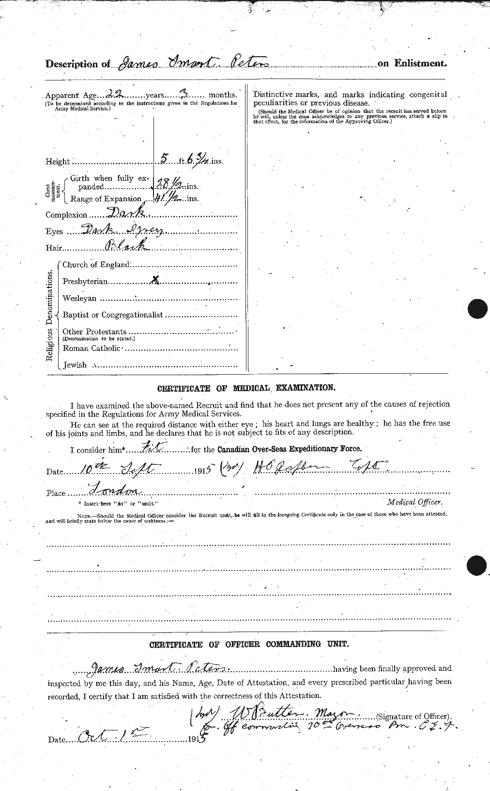 Personnel Records of the First World War - CEF 575527b
