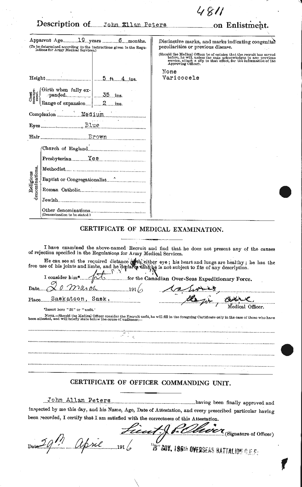 Personnel Records of the First World War - CEF 575544b