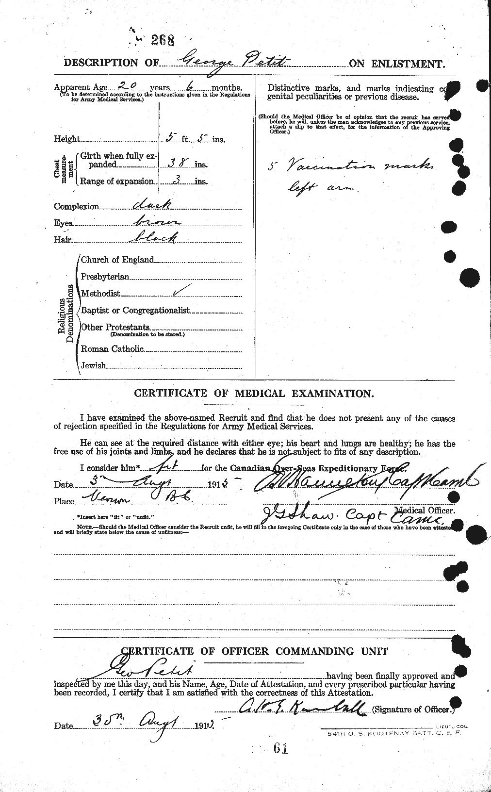 Personnel Records of the First World War - CEF 576167b