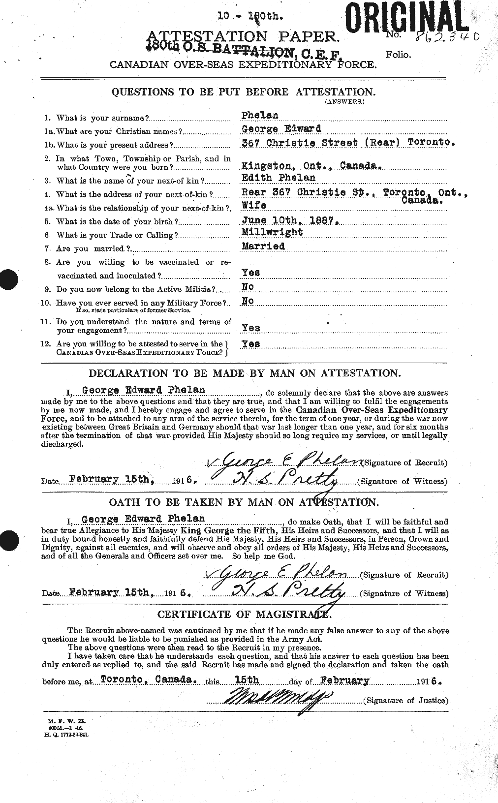 Personnel Records of the First World War - CEF 576946a