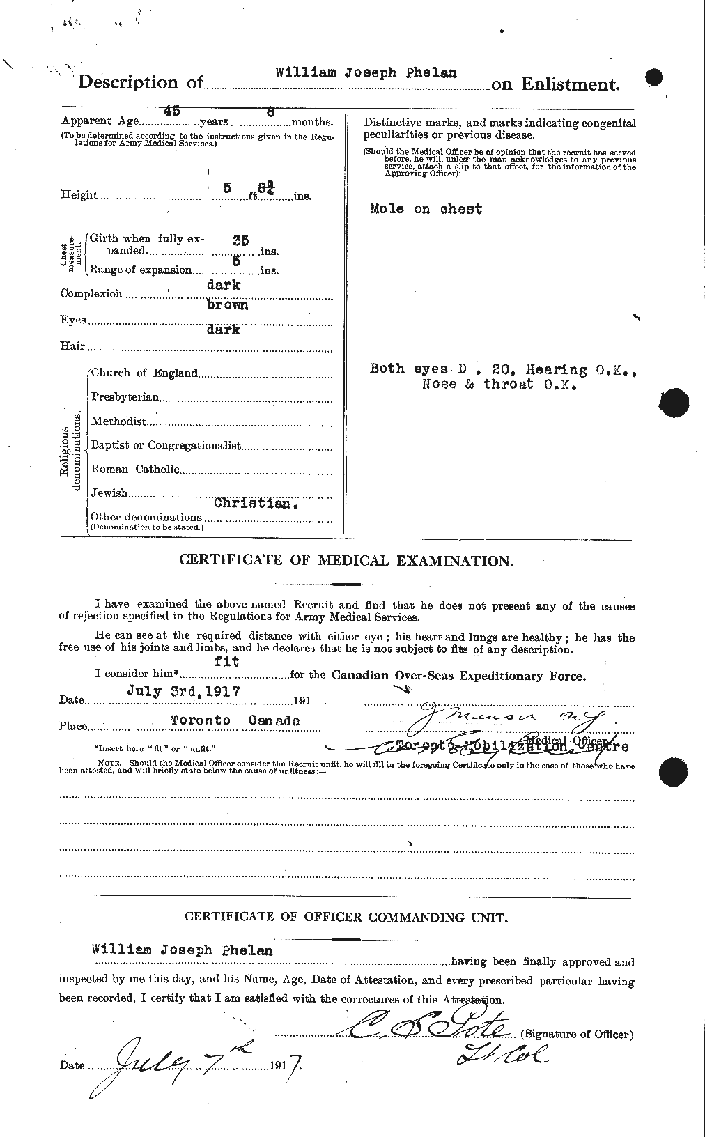 Personnel Records of the First World War - CEF 576976b