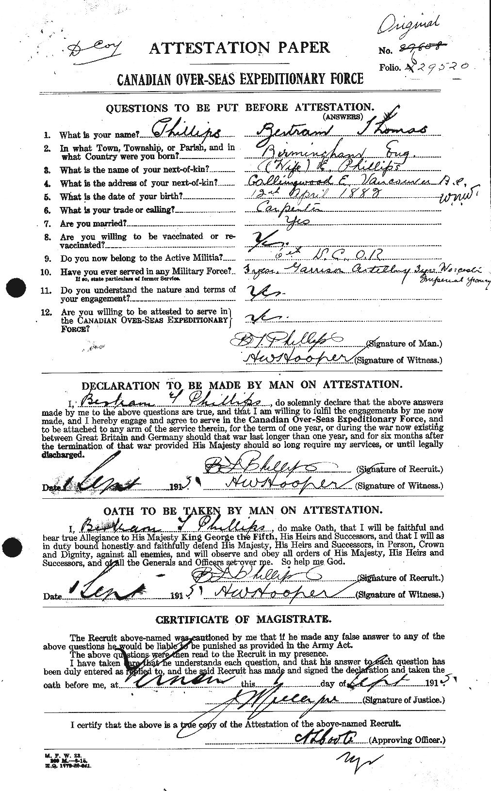 Personnel Records of the First World War - CEF 577311a