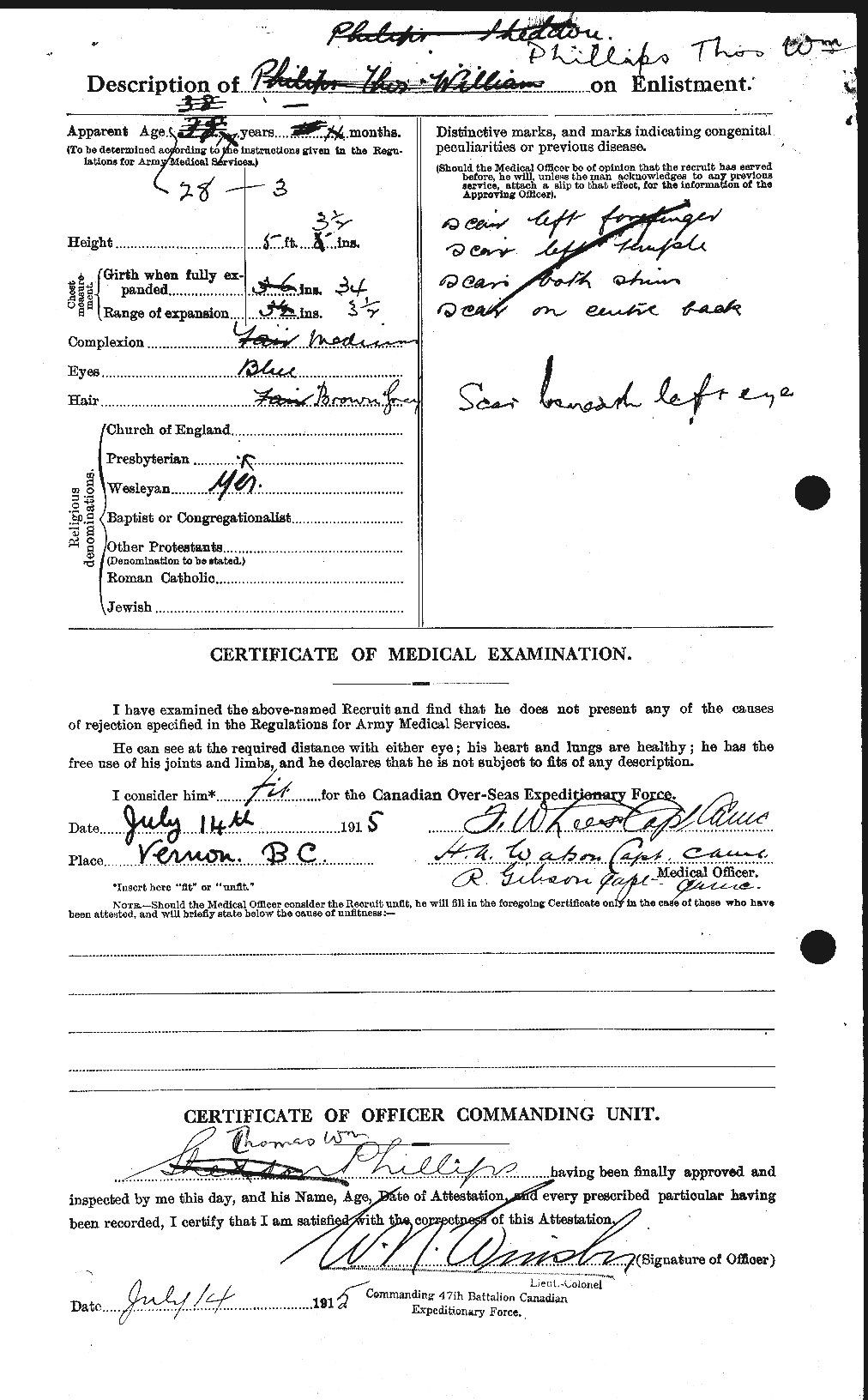 Personnel Records of the First World War - CEF 577913b