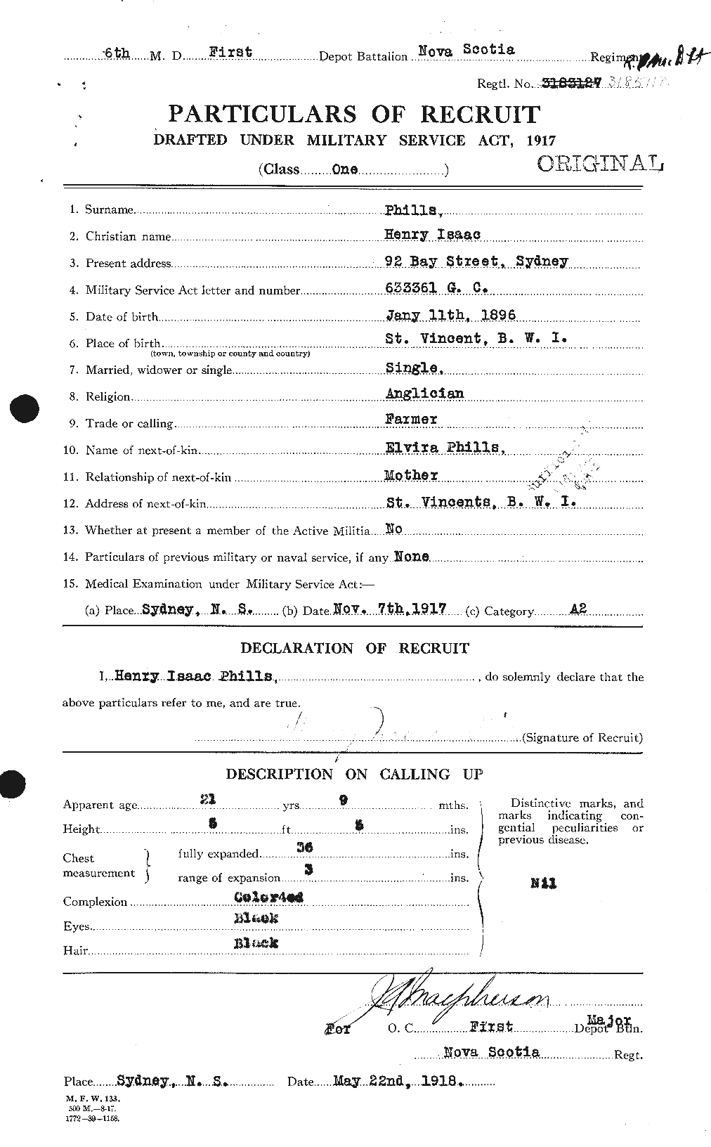 Personnel Records of the First World War - CEF 578009a