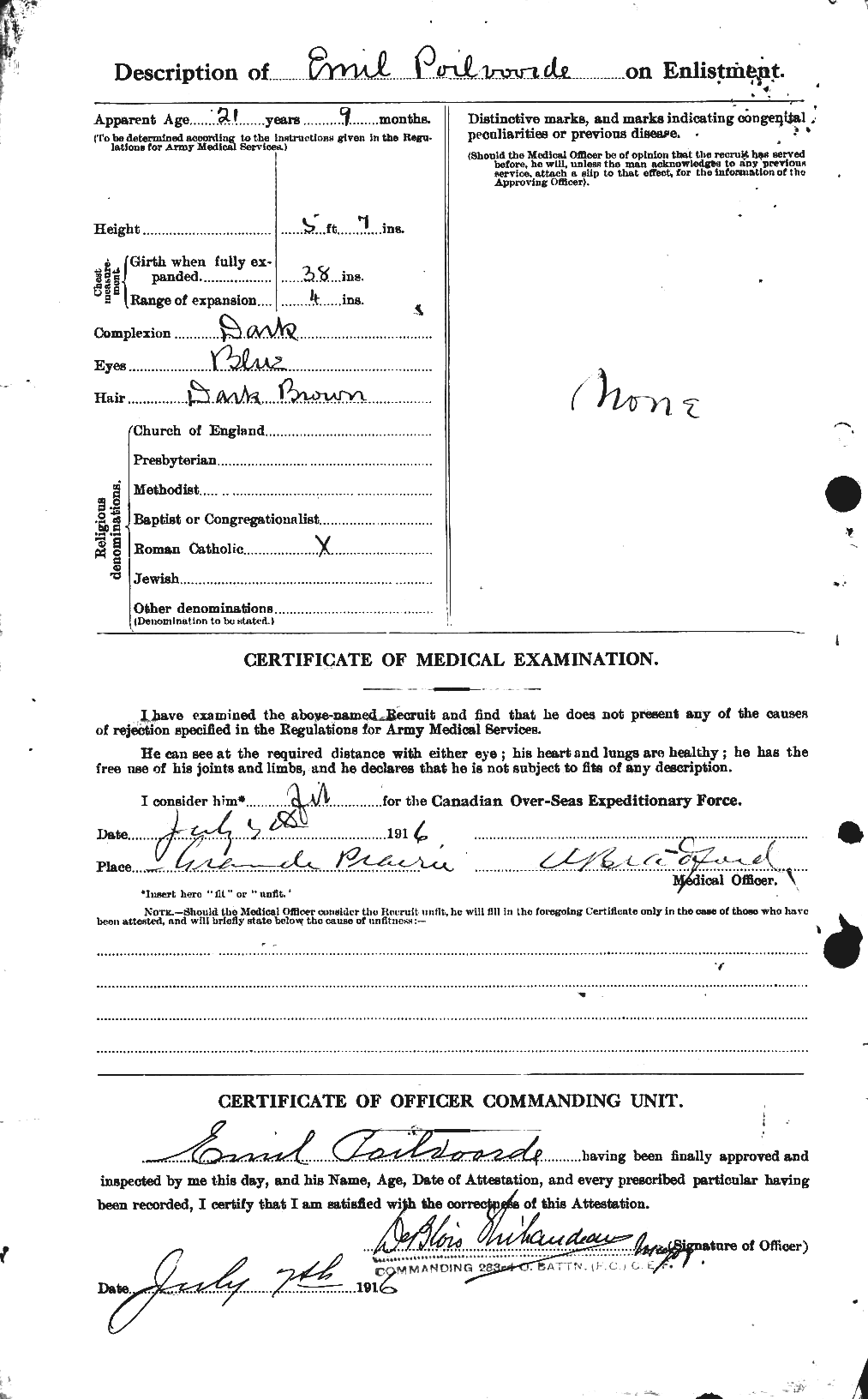 Personnel Records of the First World War - CEF 579277b