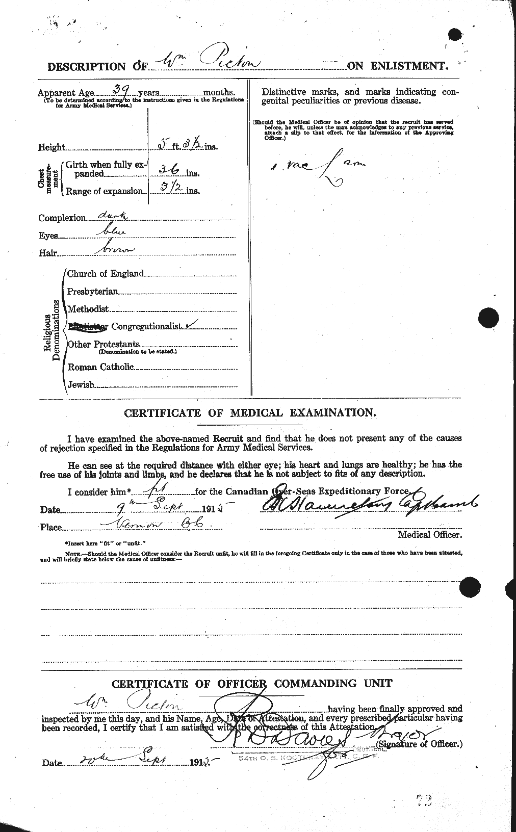 Personnel Records of the First World War - CEF 579813b