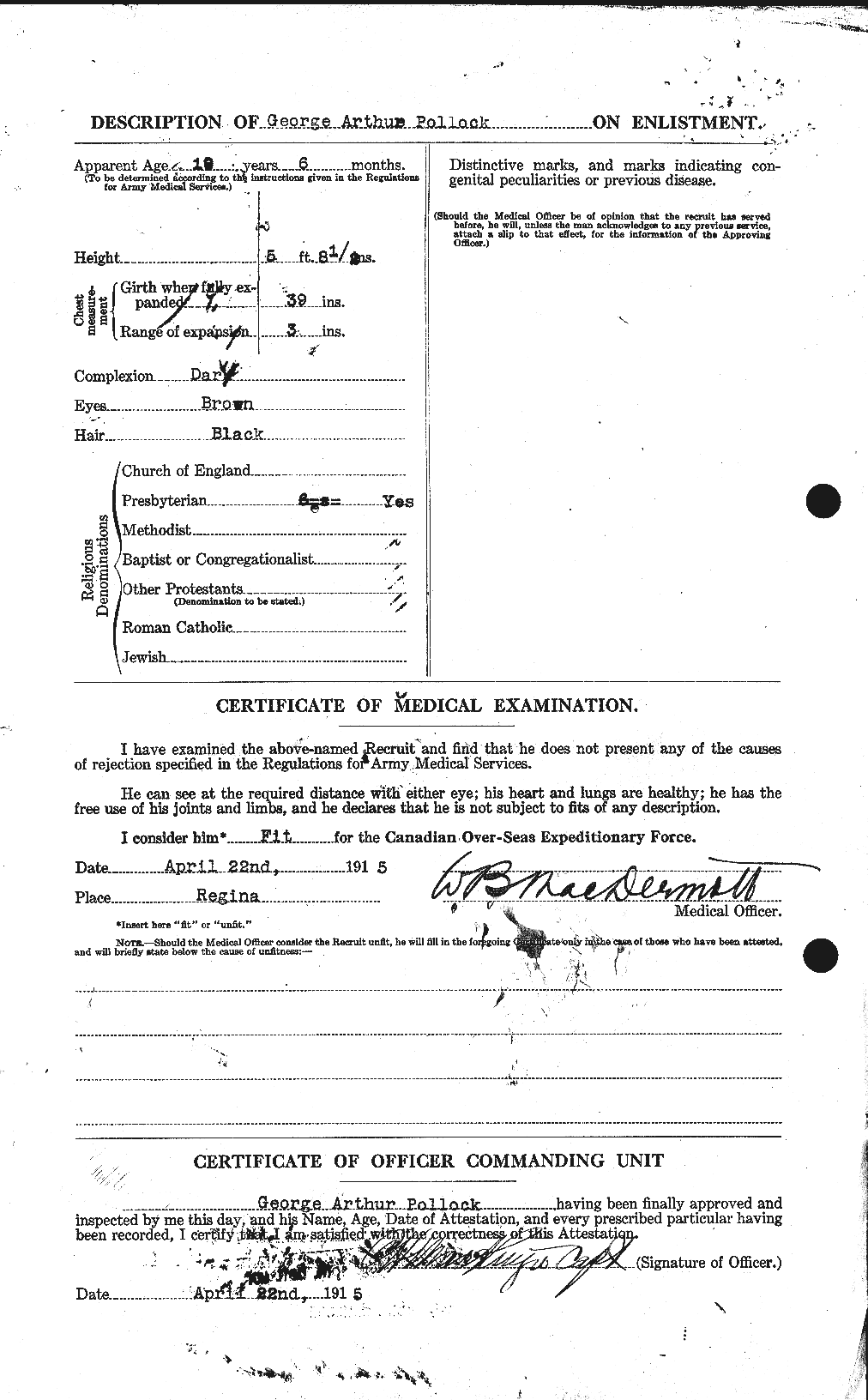 Personnel Records of the First World War - CEF 579910b