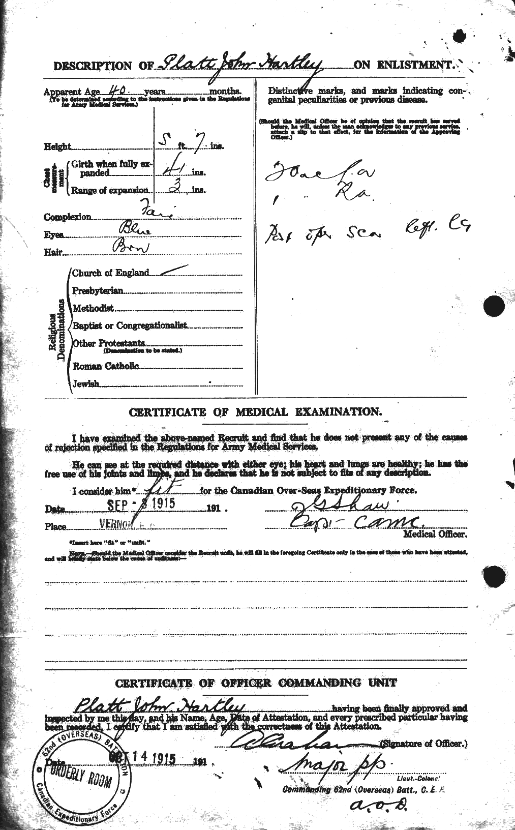Personnel Records of the First World War - CEF 580203b