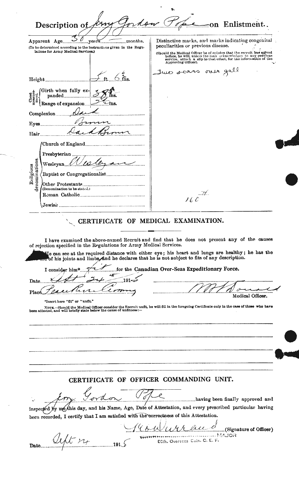 Personnel Records of the First World War - CEF 581496b