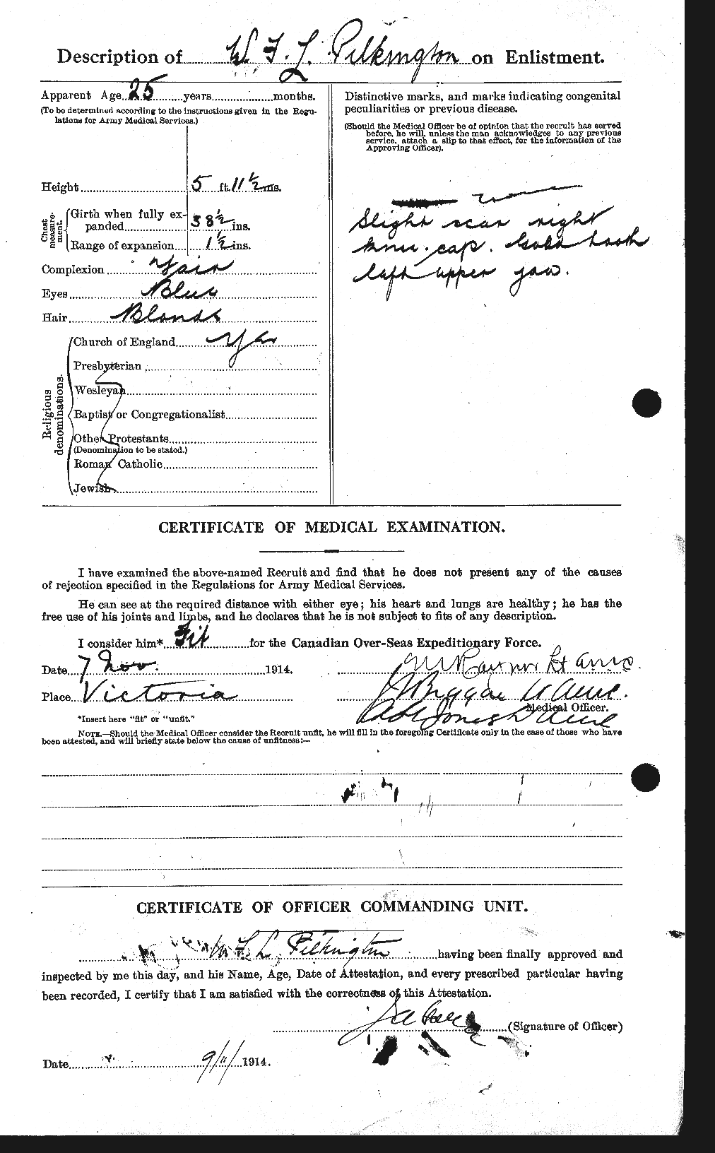 Personnel Records of the First World War - CEF 582370b