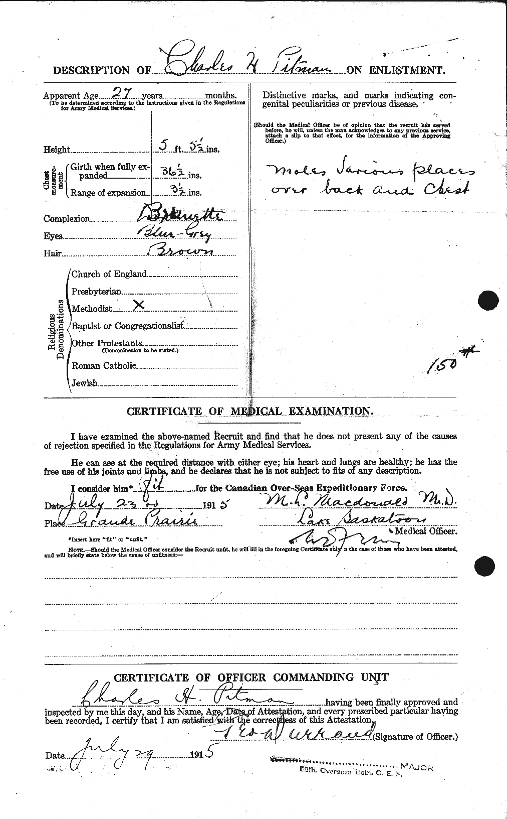 Personnel Records of the First World War - CEF 583466b