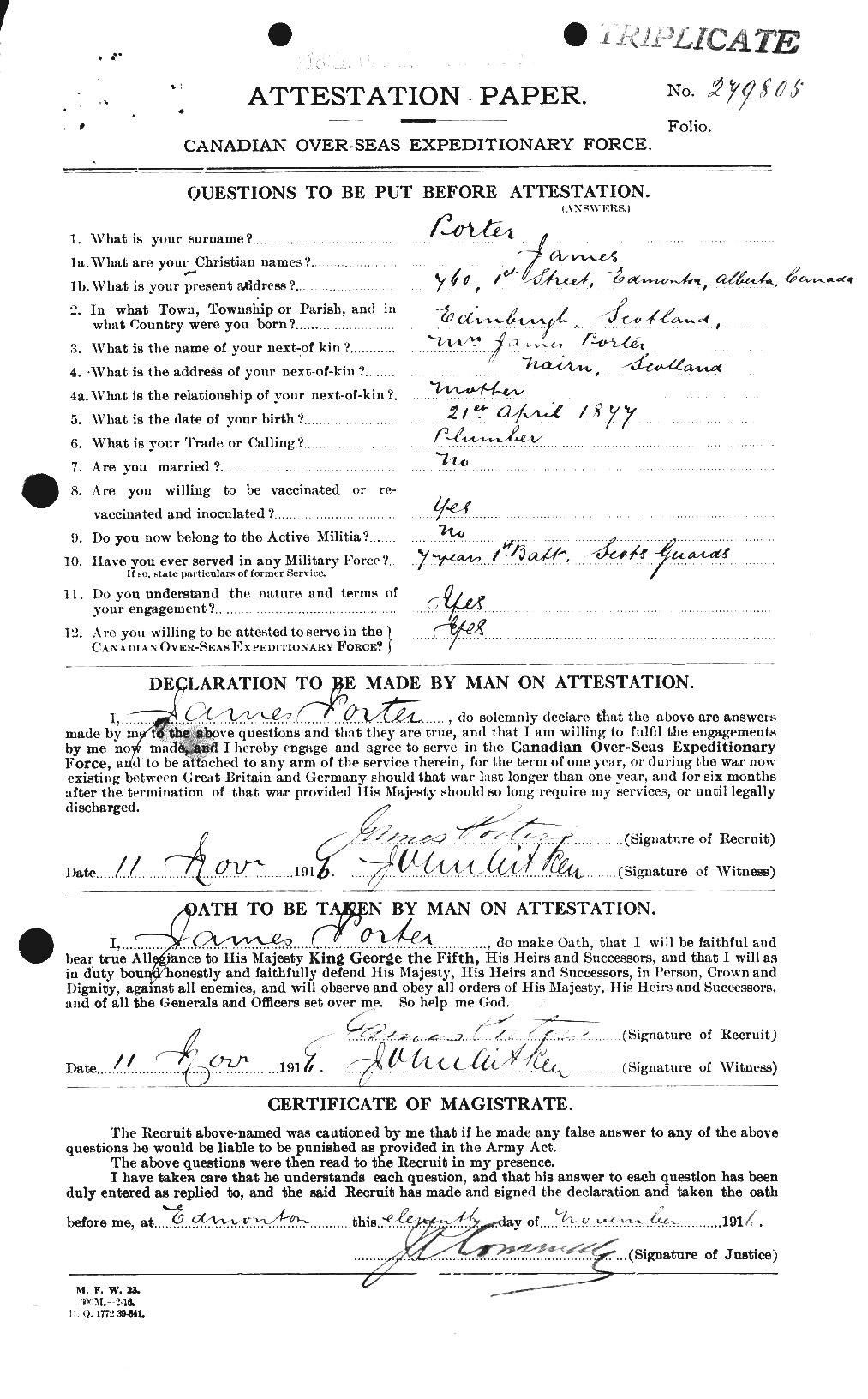 Personnel Records of the First World War - CEF 583661a