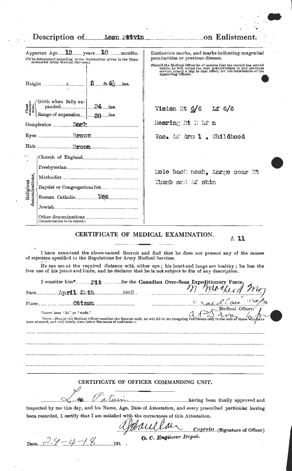 Personnel Records of the First World War - CEF 584649b