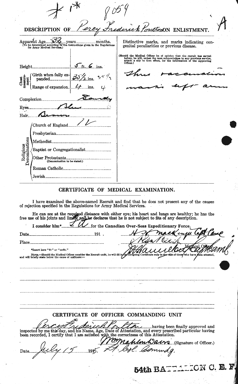 Personnel Records of the First World War - CEF 584941b