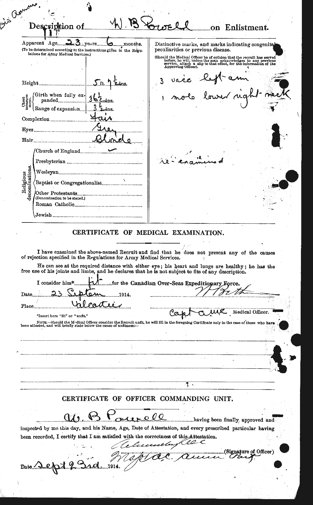 Personnel Records of the First World War - CEF 585748b