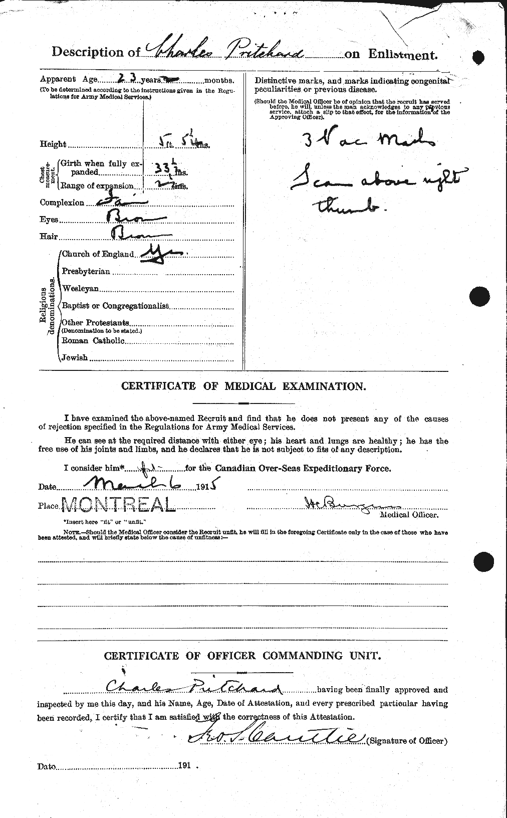 Personnel Records of the First World War - CEF 588492b