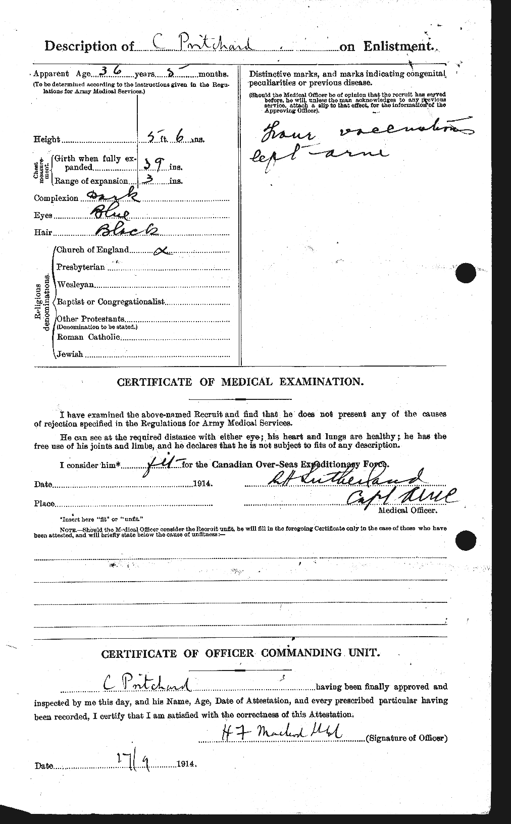 Personnel Records of the First World War - CEF 588493b