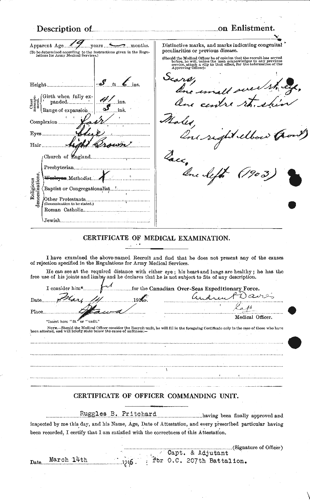 Personnel Records of the First World War - CEF 588603b