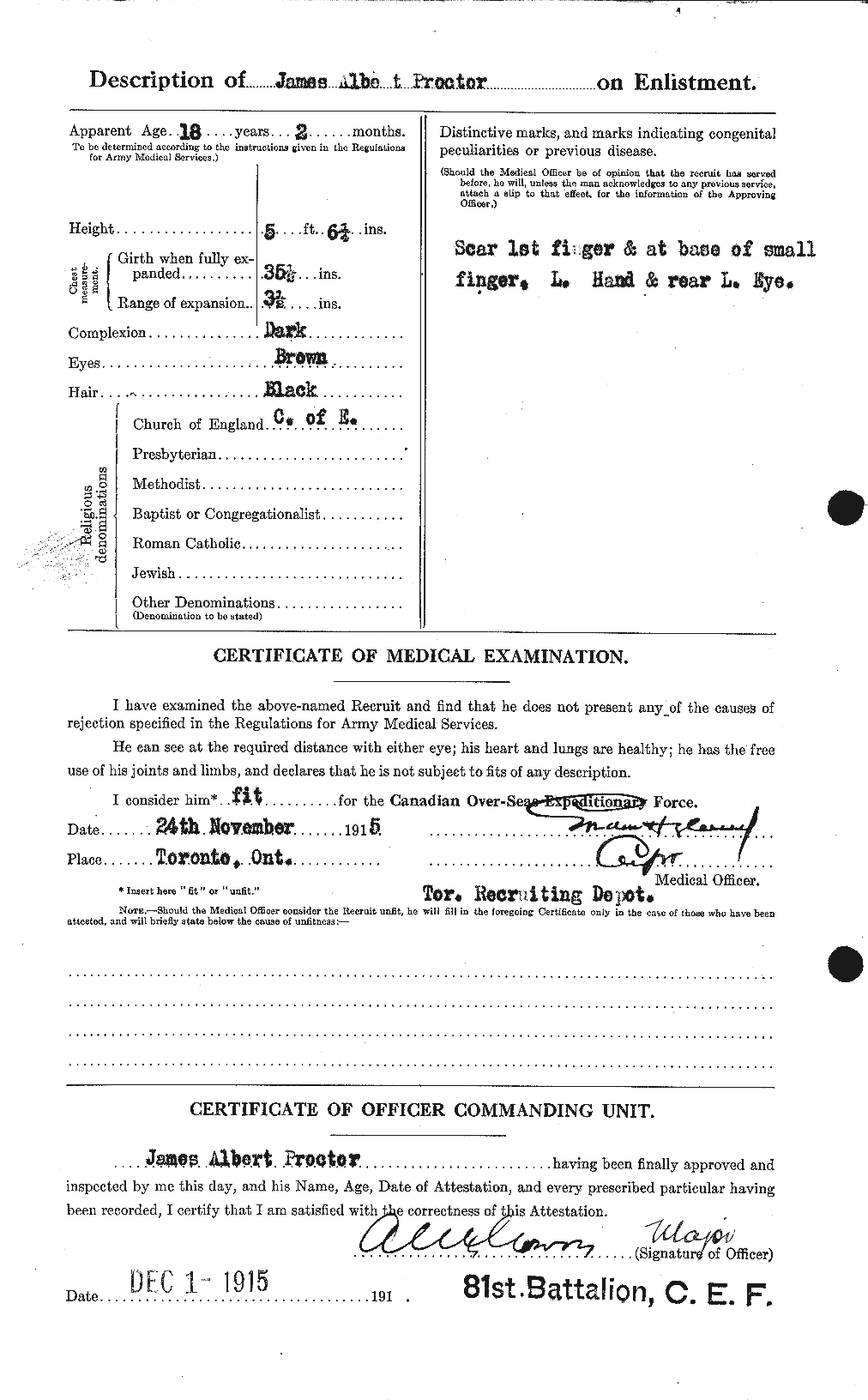 Personnel Records of the First World War - CEF 589195b