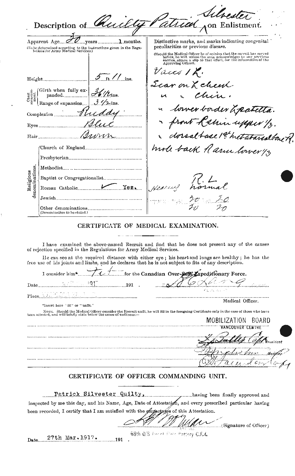 Personnel Records of the First World War - CEF 590145b
